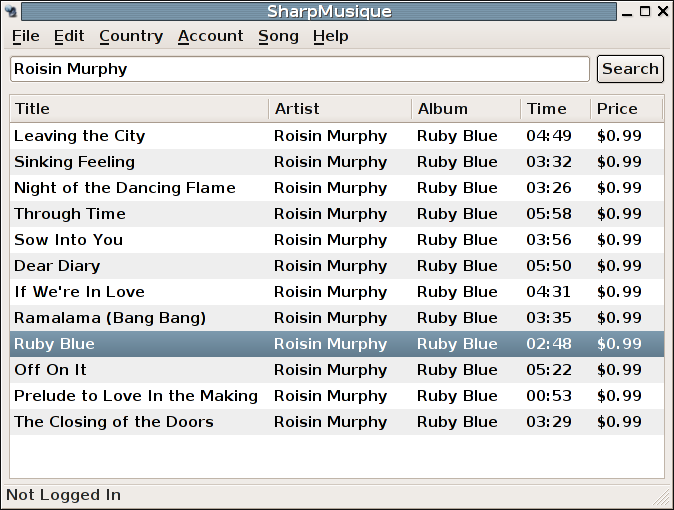 Ruby Blue at the iTunes Music Store